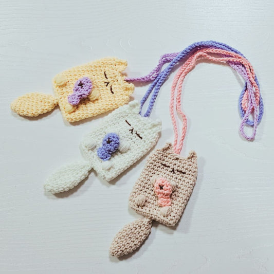 PDF - Cat Pouch With Lanyard Crochet Pattern