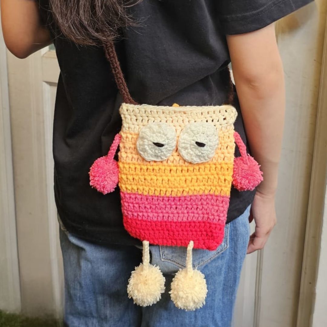 PDF - Funny Monster Bag Crochet Pattern