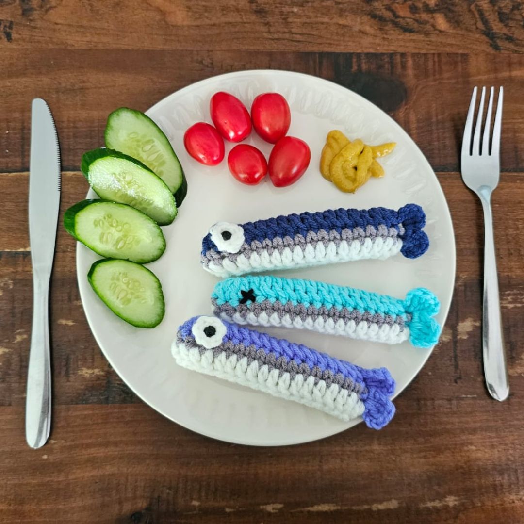PDF - Crochet Sardines Pattern