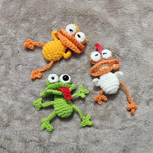 PDF - Funny Frog, Rooster & Duck Crochet Pattern