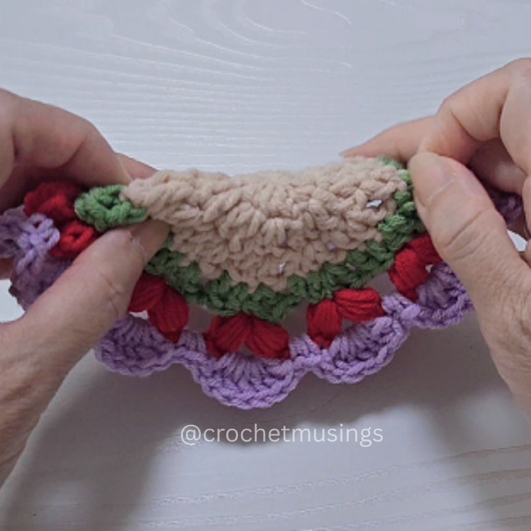 PDF - 3D Rose Coaster Crochet Pattern