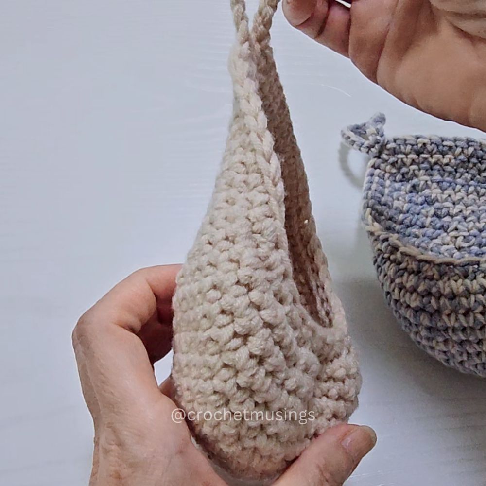 PDF - Crochet Hanging Basket Crochet Pattern (No Sew)