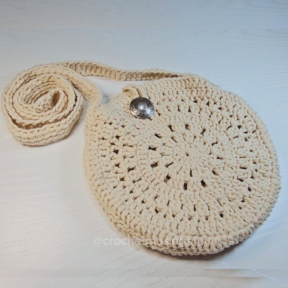PDF - Cross Body Round Bag Crochet Pattern