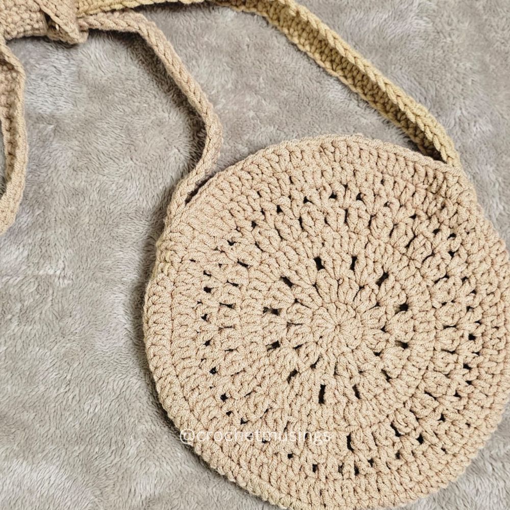 PDF - Cross Body Round Bag Crochet Pattern
