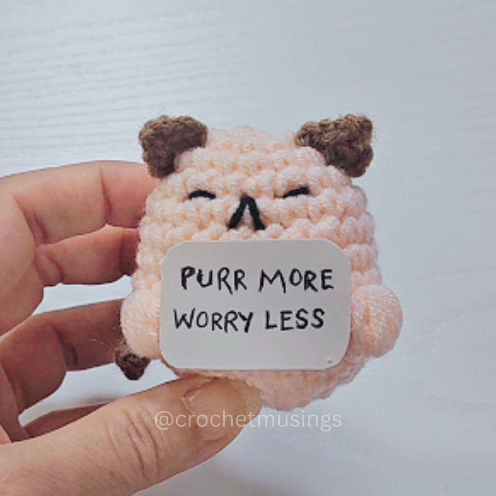 PDF - 4-in-1 Emotional Support Pocket Pals Crochet Pattern