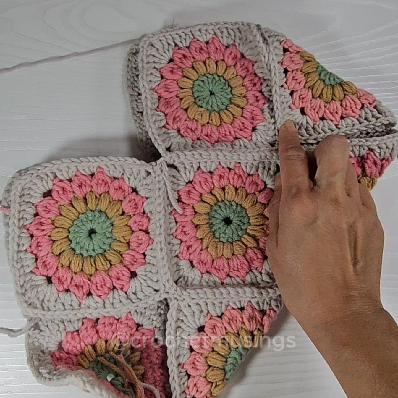 PDF - Granny Square Handbag Crochet Pattern