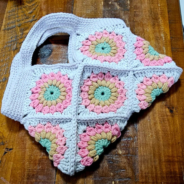 PDF - Granny Square Handbag Crochet Pattern