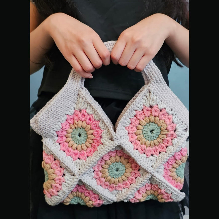PDF - Granny Square Handbag Crochet Pattern