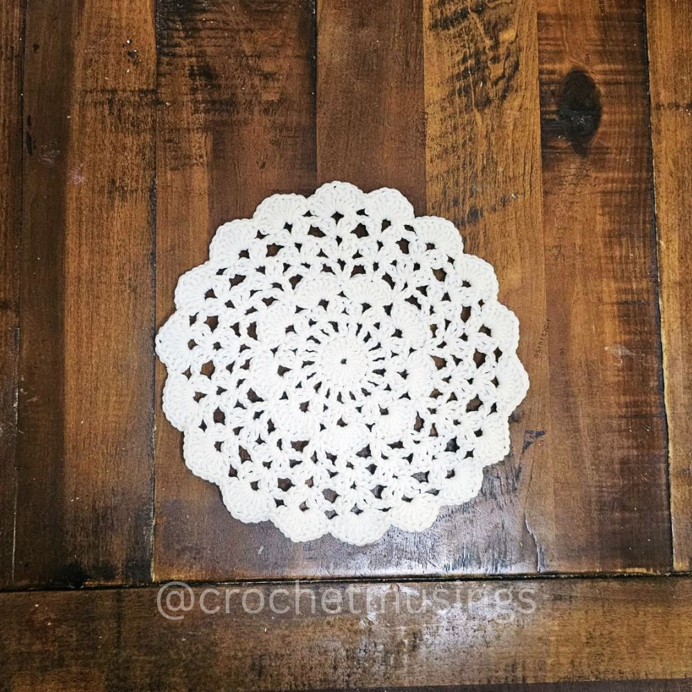 PDF - 3-In-1 Lacy Placemat And Coaster Set Crochet Pattern