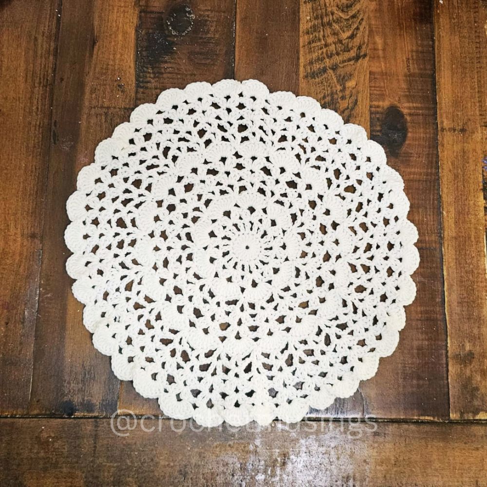 PDF - 3-In-1 Lacy Placemat And Coaster Set Crochet Pattern