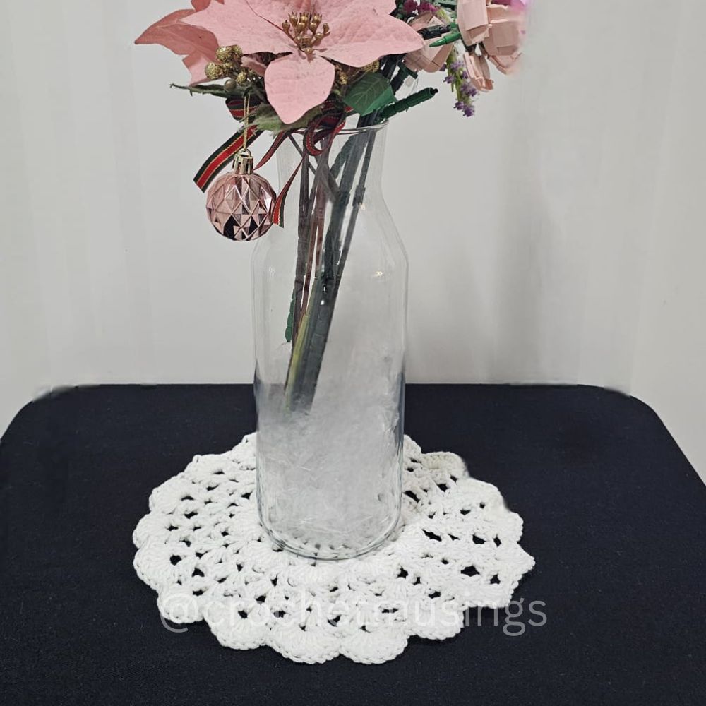 PDF - 3-In-1 Lacy Placemat And Coaster Set Crochet Pattern