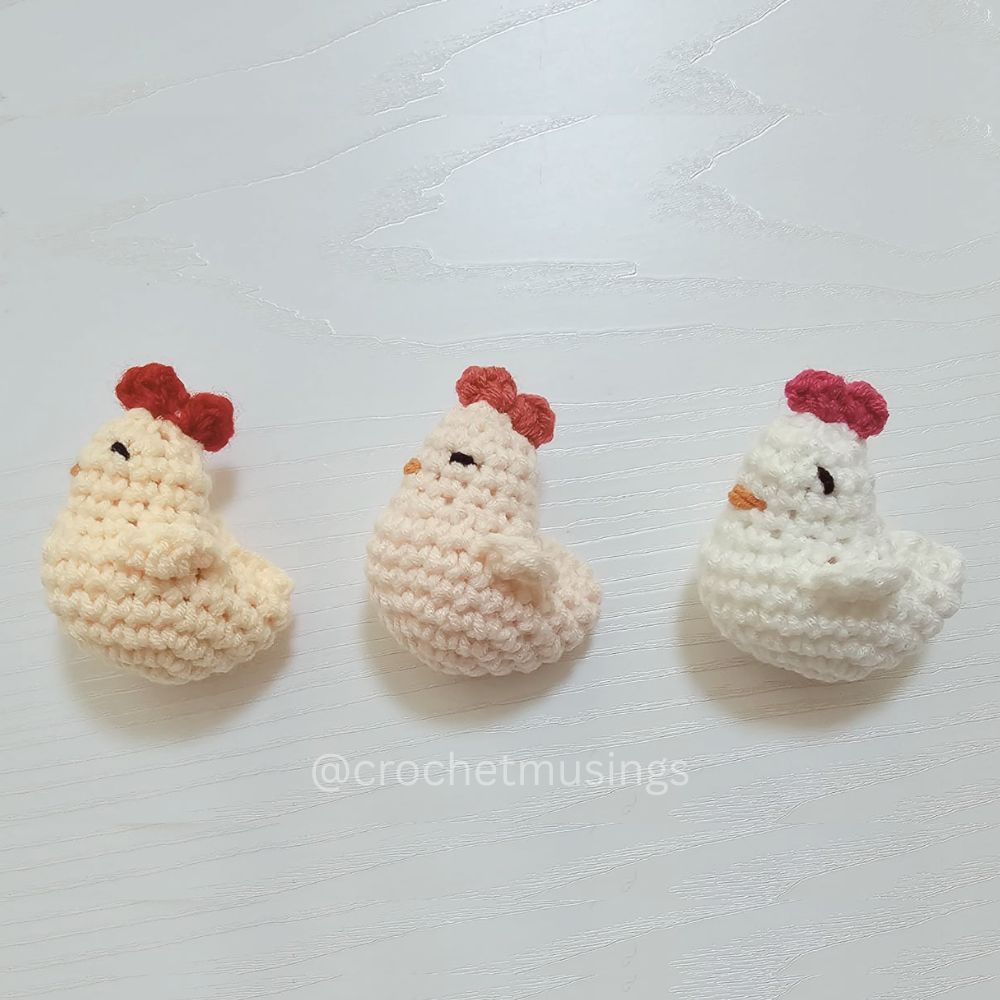 PDF - Little Amigurumi Chicken Crochet Pattern