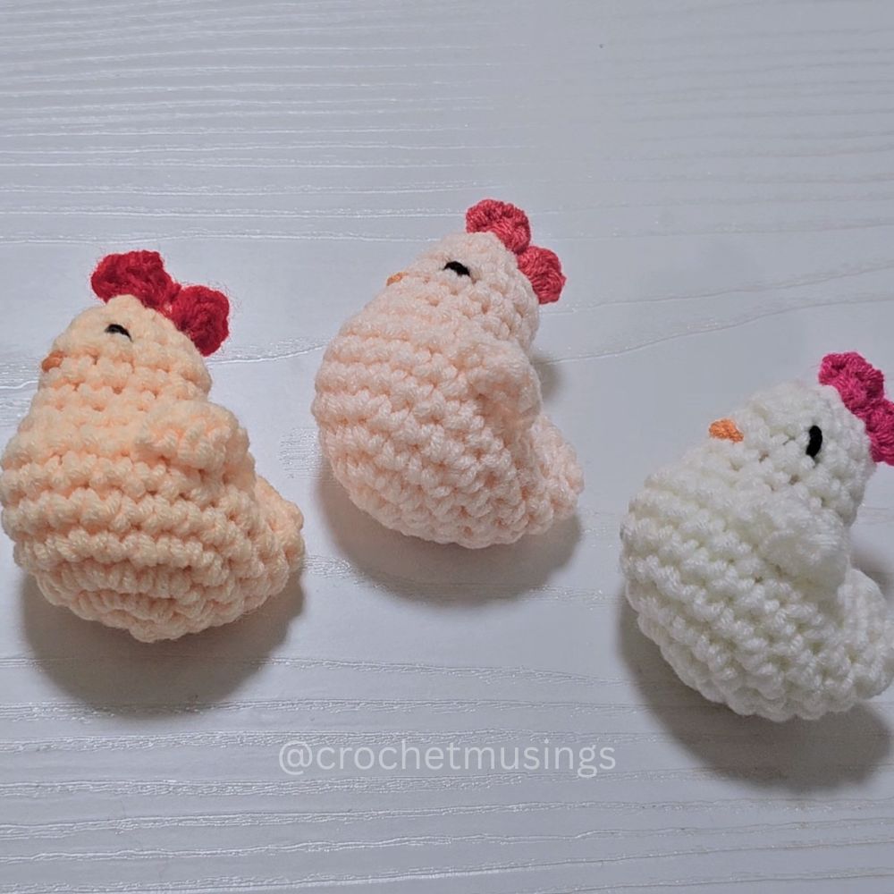 PDF - Little Amigurumi Chicken Crochet Pattern
