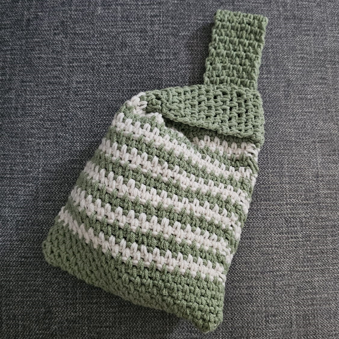 PDF - Moss Stitch Knot Bag (Low-Sew) Crochet Pattern