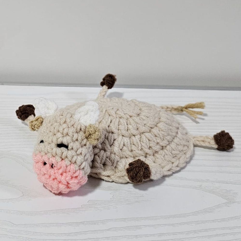 PDF - 3-in-1 Pop-Up Farm Animal Coasters Crochet Pattern