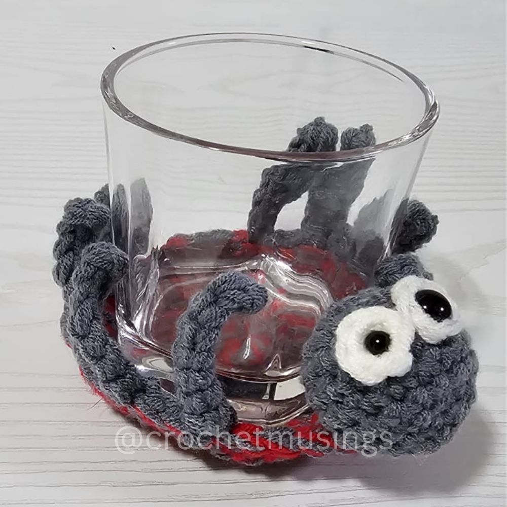 PDF - 3-in-1  Pop-Up Halloween Coasters Crochet Pattern