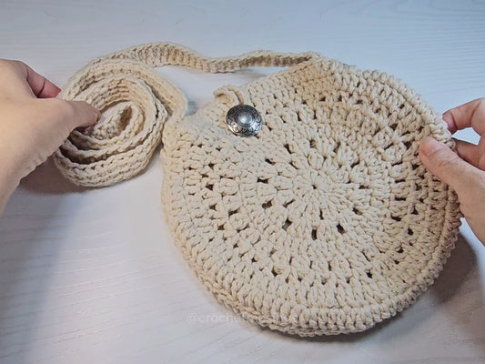 PDF - Cross Body Round Bag Crochet Pattern