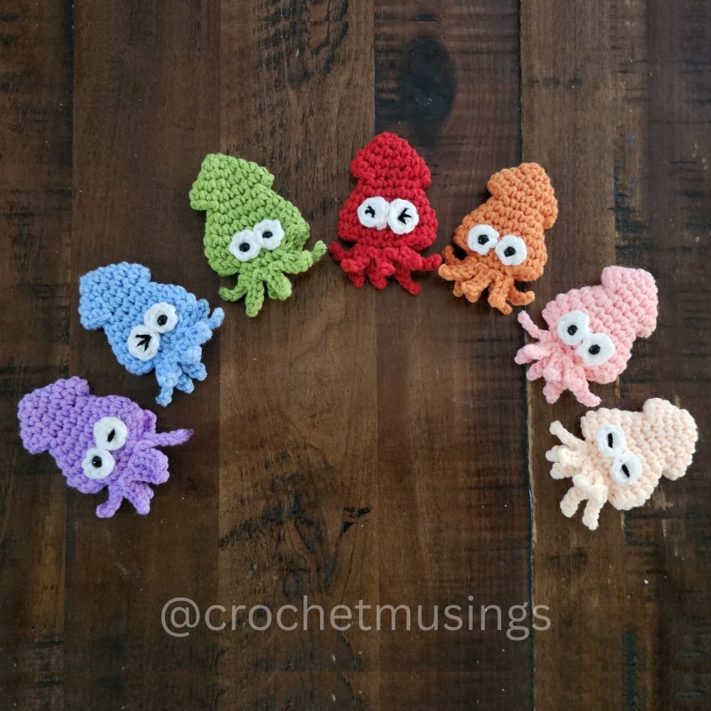PDF - Squid Crochet Pattern