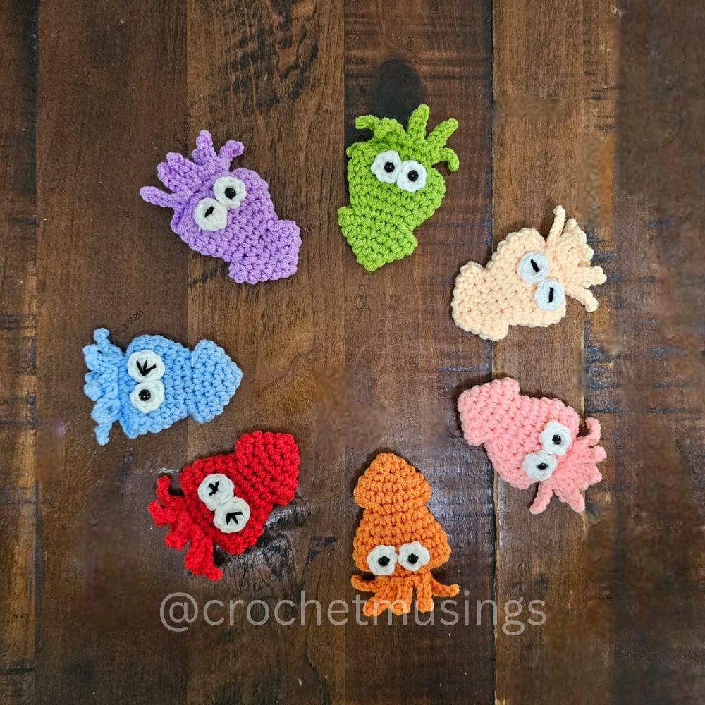 PDF - Squid Crochet Pattern