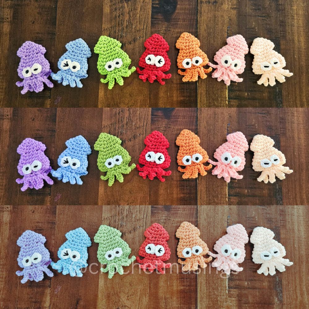 PDF - Squid Crochet Pattern