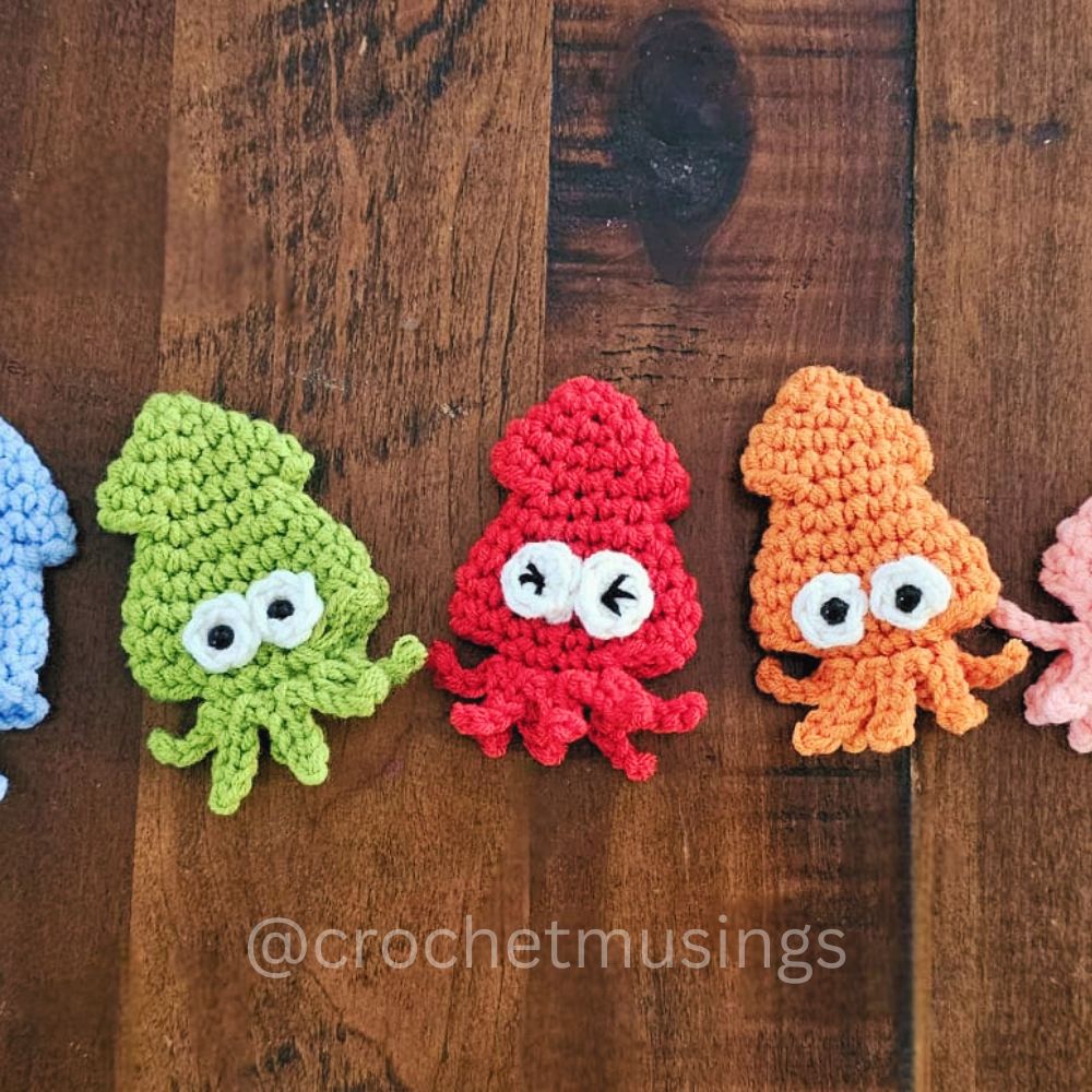 PDF - Squid Crochet Pattern