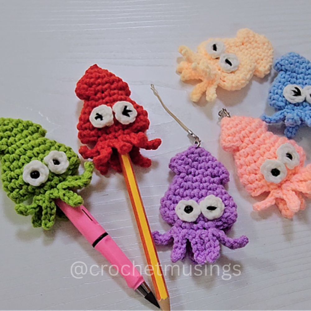 PDF - Squid Crochet Pattern