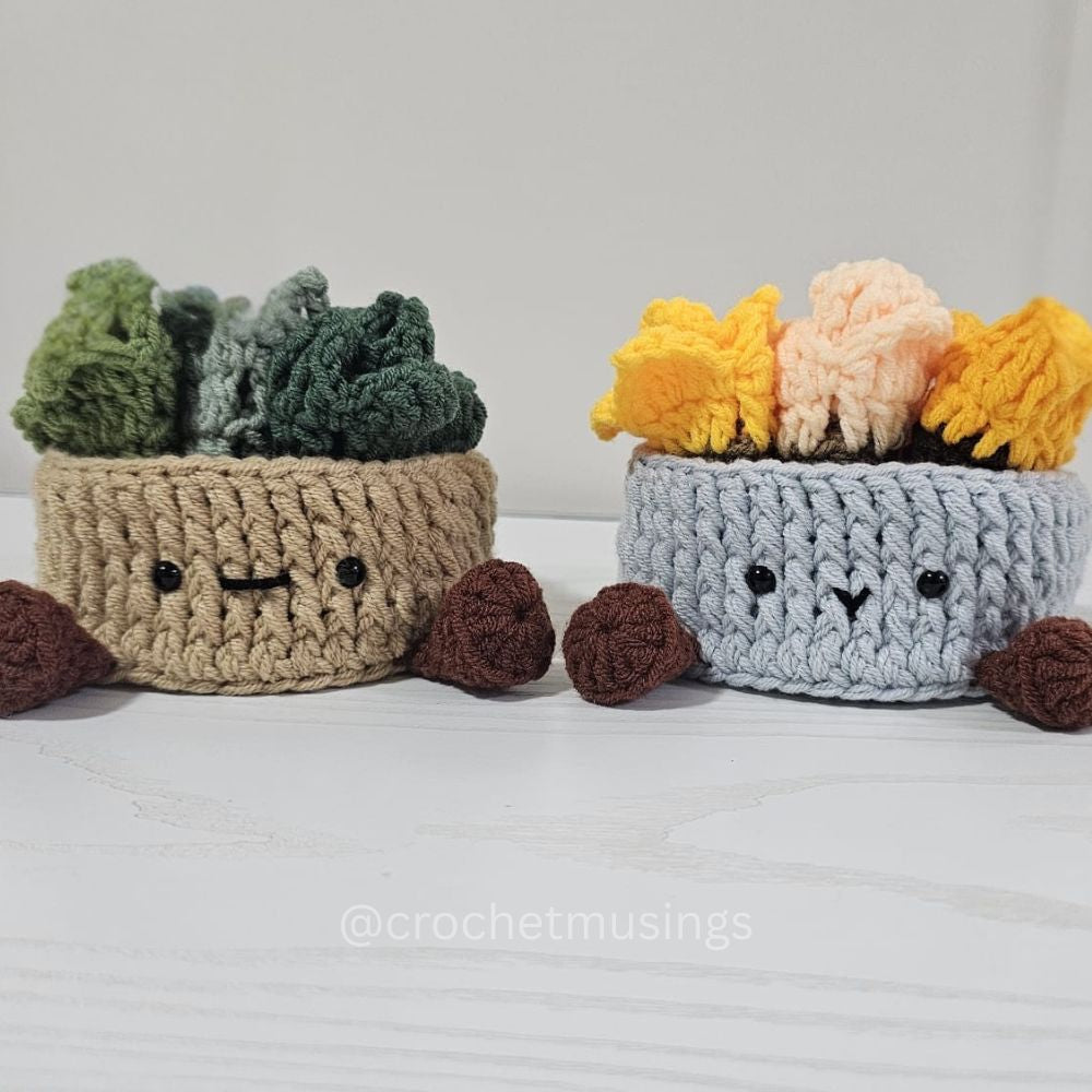 PDF - Succulent Coaster Set Crochet Pattern