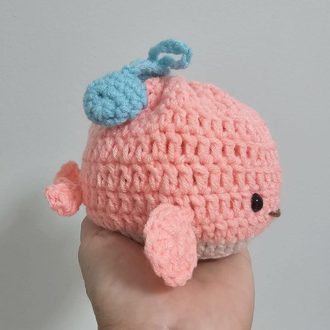 PDF - Whale Pouch (Low Sew) Crochet Pattern